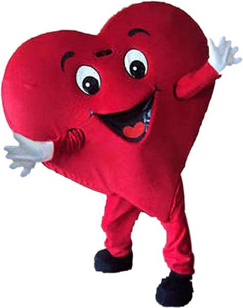 Heart mascot costyme